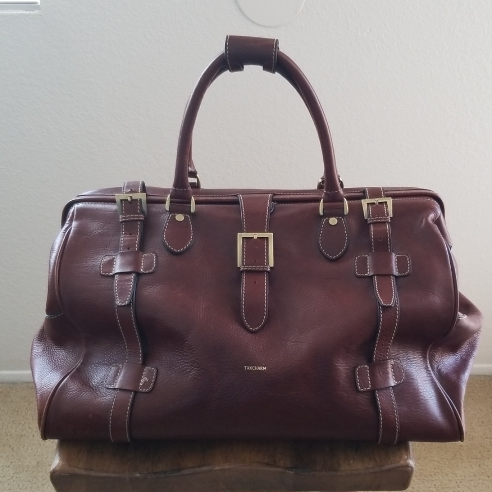 Unisex Duffel leather Bag